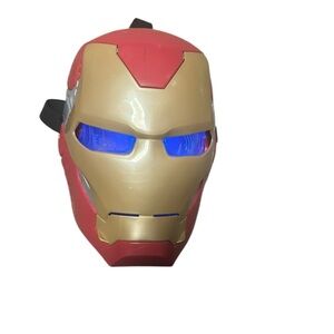 Marvel Iron man light up flip mask halloween costume OSFM